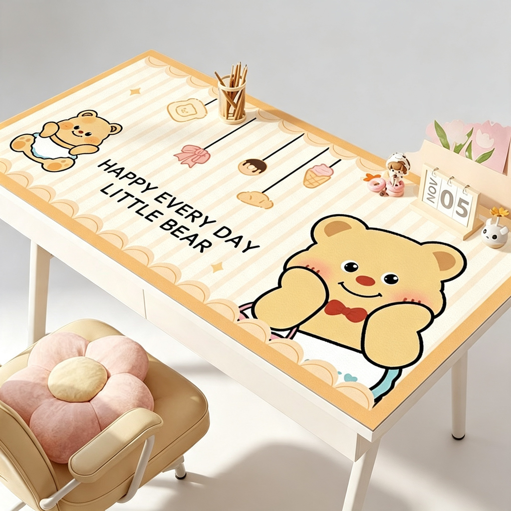 Cartoon Desk Mat for Students and Kids